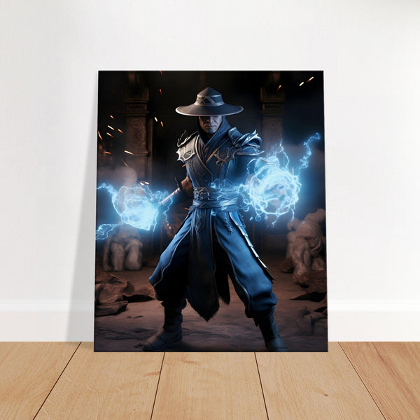 Mortal Kombat Canvas Print | Raiden MK | Millionaire Mindset Artwork