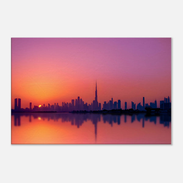 Dubai Skyline Canvas Print | Cityscape | Millionaire Mindset Artwork