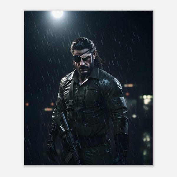 Metal Gear Solid Poster Snake Canvas Art | Millionaire Mindset Artwork