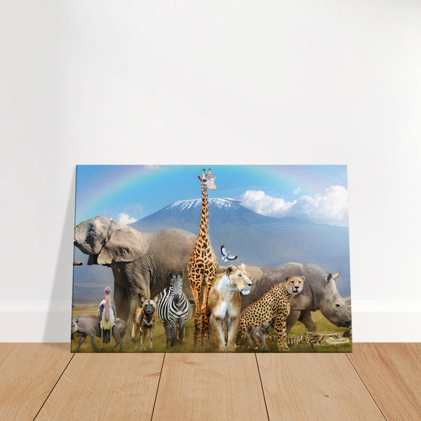 Animal Canvas Wall Art | Wildlife Print | Millionaire Mindset Artwork