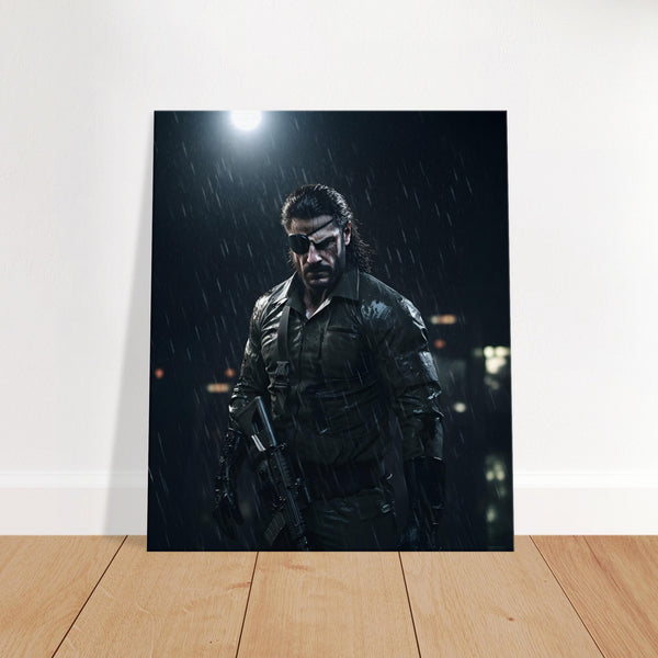 Metal Gear Solid Poster Snake Canvas Art | Millionaire Mindset Artwork