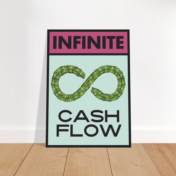 Infinite Wealth Artwork Framed Poster | Millionaire Mindset Artwork