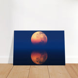 Moon Reflection On Water Canvas Art Print| Millionaire Mindset Artwork