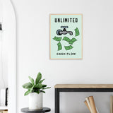 Unlimited Wooden Framed Poster