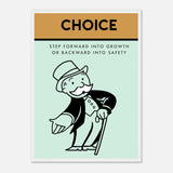 Choice Wooden Framed Poster