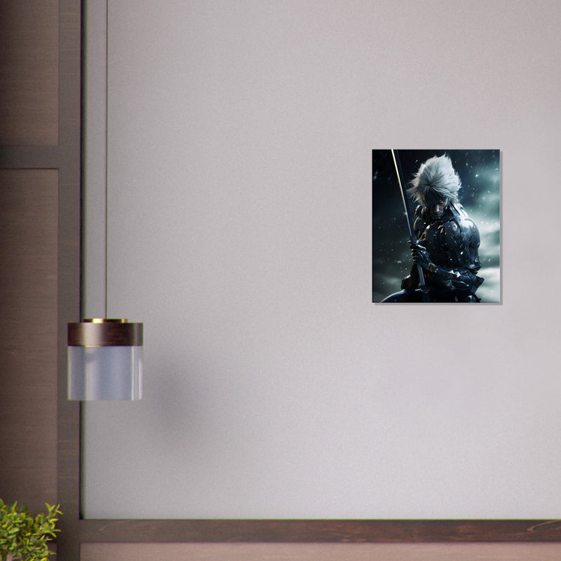 Metal Gear Solid Raiden Canvas Print | Millionaire Mindset Artwork