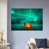 Aurora Borealis Canvas | Northern Lights | Millionaire Mindset Artwork