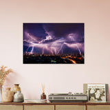 Thunder Storm Canvas Wall Art Print | Millionaire Mindset Artwork