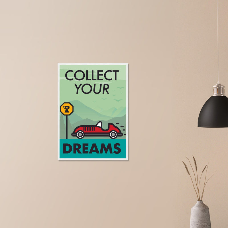 Dreams Wooden Framed Poster