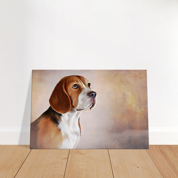 Dog Wall Decor | Dog Canvas Wall Art | Millionaire Mindset Artwork