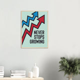 Growing Wooden Framed Poster