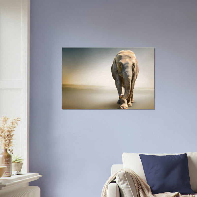 Elephant Wall Art For Living Room Canvas | Millionaire Mindset Artwork