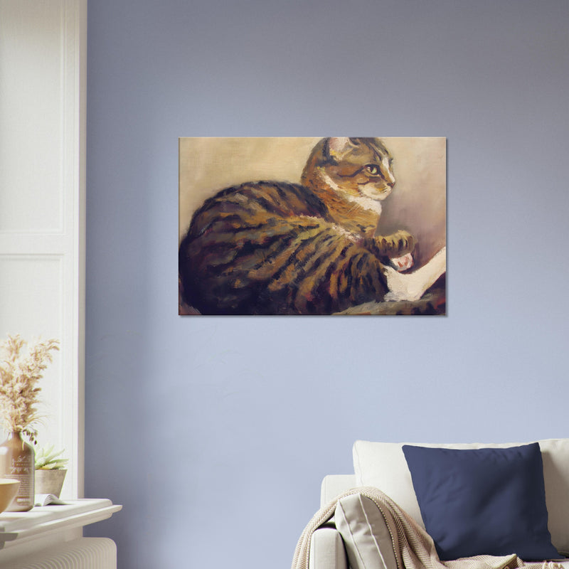 Cat Canvas Wall Art | Cat Canvas Prints | Millionaire Mindset Artwork