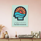 Achievement Wooden Framed Poster