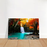 Forrest Waterfall Wall Decor Canvas Print| Millionaire Mindset Artwork