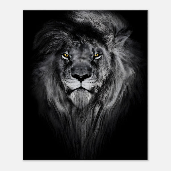 Lion Wall Art Black And White Canvas | Millionaire Mindset Artwork