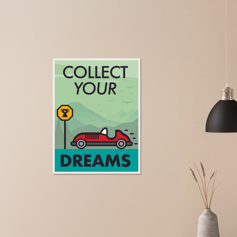 Dreams Wooden Framed Poster