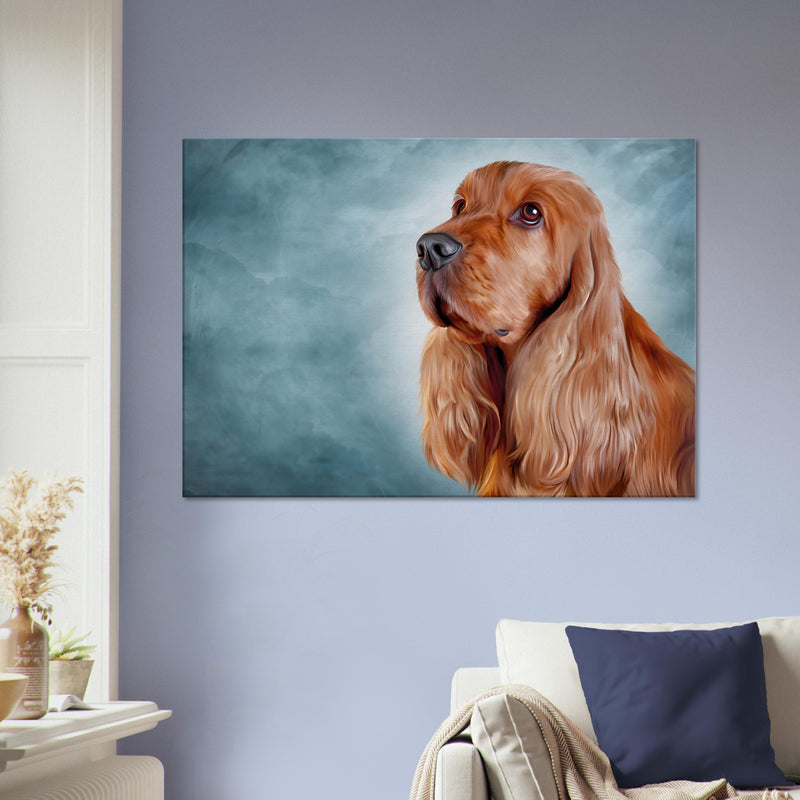 Dog Canvas Art | Dog Canvas Wall Art | Millionaire Mindset Artwork