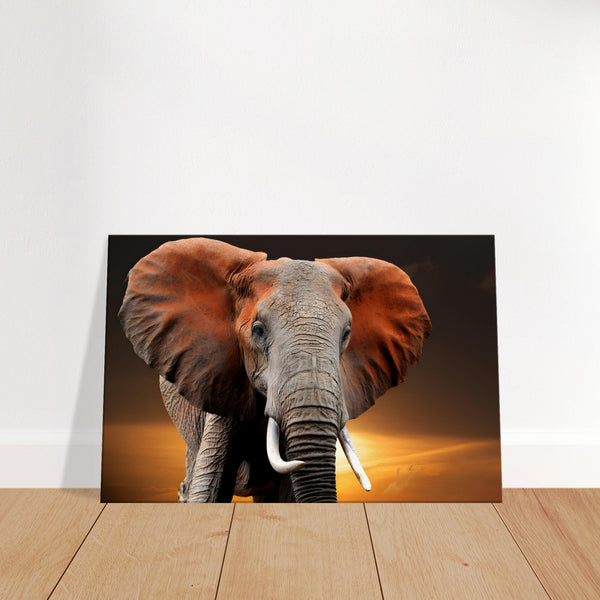 Elephant Bedroom Decor Canvas Print | Millionaire Mindset Artwork