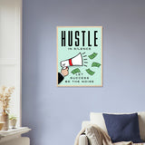 Hustle Wooden Framed Poster