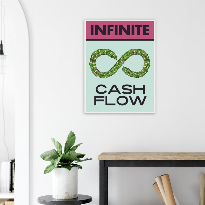 Infinite Wooden Framed Poster