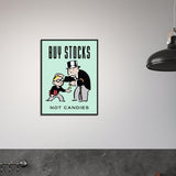 Stocks Wooden Framed Poster