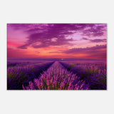 Purple Wall Art | Lavender Field Canvas | Millionaire Mindset Artwork