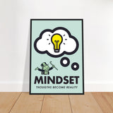 Workspace Inspiration Framed Poster | Millionaire Mindset Artwork