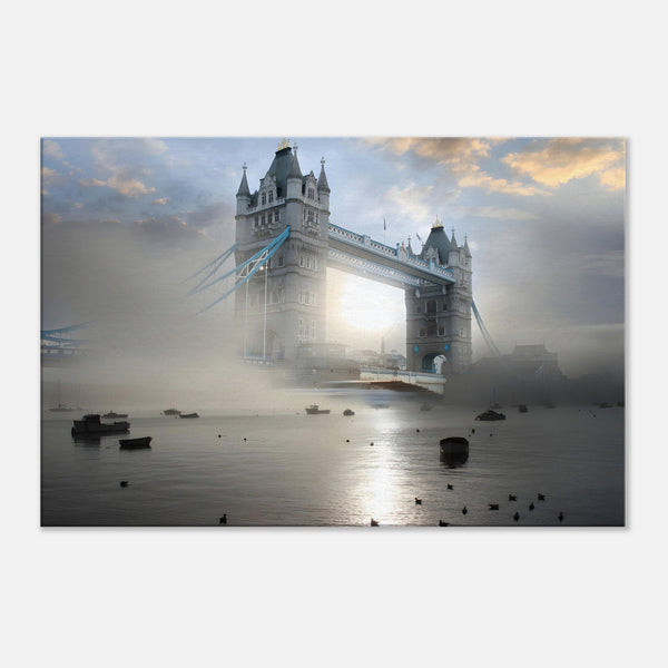 Tower Bridge London Art Canvas Print | Millionaire Mindset Artwork
