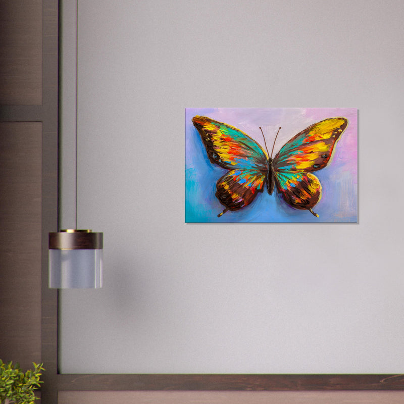 Vibrant Butterfly Canvas Wall Art Print | Millionaire Mindset Artwork