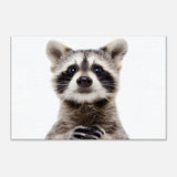 Racoon Canvas Wall Art For Living Room | Millionaire Mindset Artwork