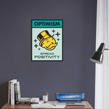 Optimism Wooden Framed Poster