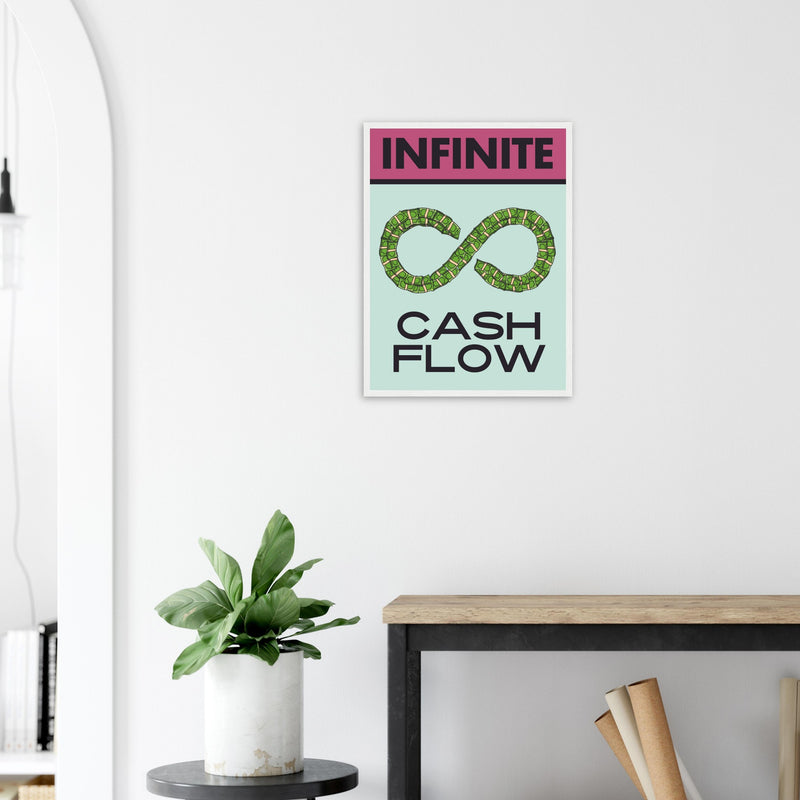 Infinite Wooden Framed Poster