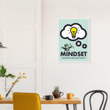 Mindset Wooden Framed Poster