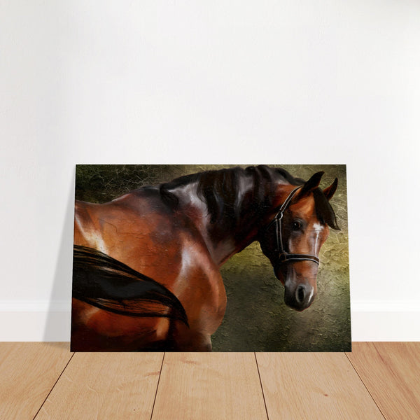 Horse Wall Art Canvas For Living Room | Millionaire Mindset Artwork