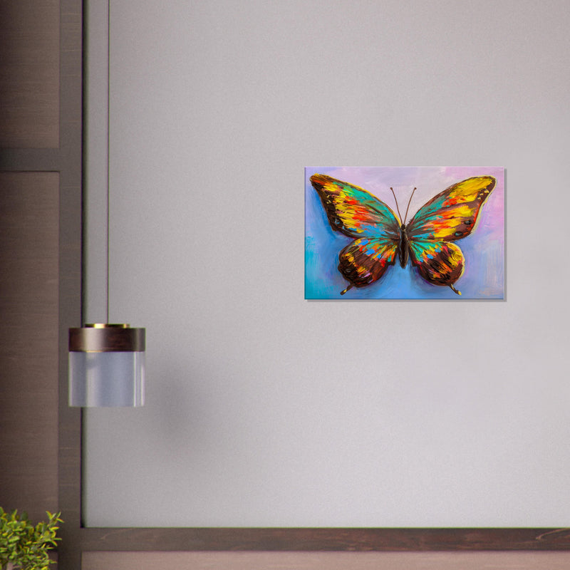 Vibrant Butterfly Canvas Wall Art Print | Millionaire Mindset Artwork