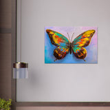 Vibrant Butterfly Canvas Wall Art Print | Millionaire Mindset Artwork