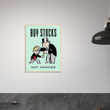 Stocks Wooden Framed Poster