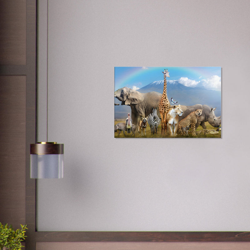 Animal Canvas Wall Art | Wildlife Print | Millionaire Mindset Artwork