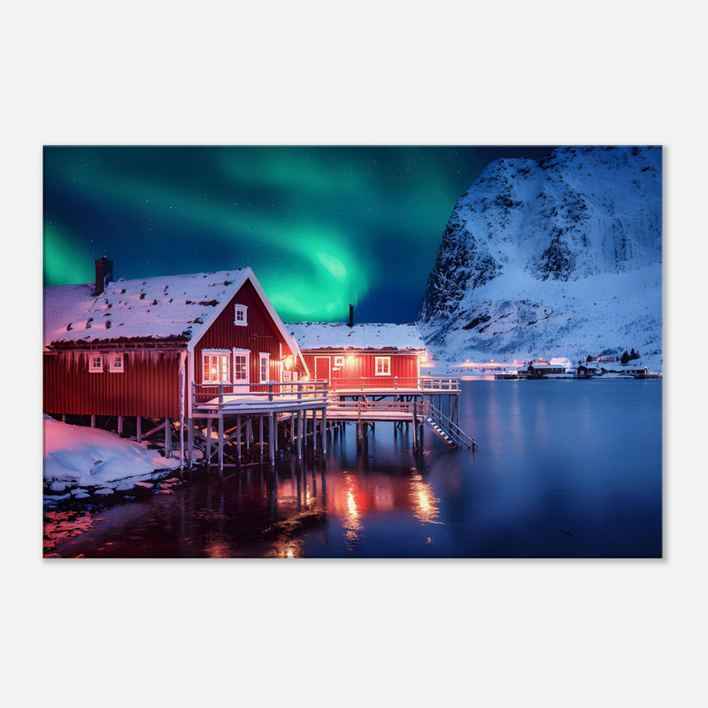 Northern Lights Wall Art Canvas Prints | Millionaire Mindset Artwork