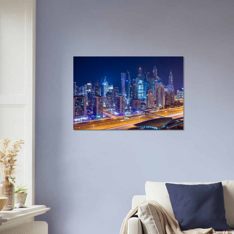 Landscape Canvas Wall Art | Dubai Canvas | Millionaire Mindset Artwork