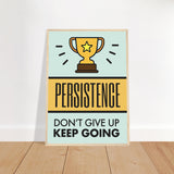 Unwavering Determination Artwork Poster | Millionaire Mindset Artwork