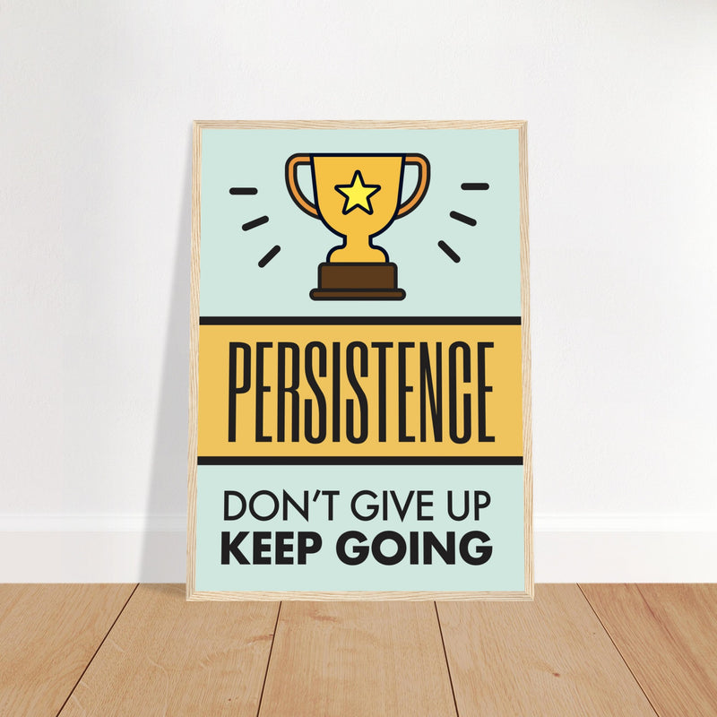 Unwavering Determination Artwork Poster | Millionaire Mindset Artwork