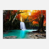 Forrest Waterfall Wall Decor Canvas Print| Millionaire Mindset Artwork