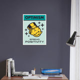 Optimism Wooden Framed Poster