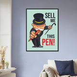 Sell Me Wooden Framed Poster