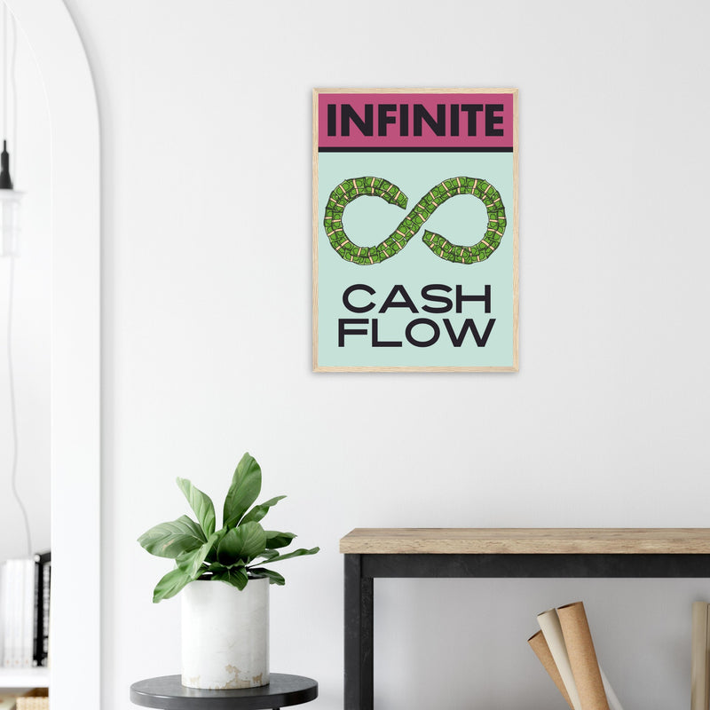 Infinite Wooden Framed Poster