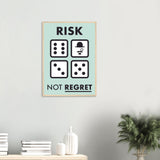 Regret Wooden Framed Poster