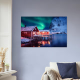 Northern Lights Wall Art Canvas Prints | Millionaire Mindset Artwork