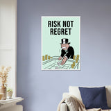 Risk Wooden Framed Poster